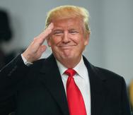Un parlamentario noruego ha propuesto al presidente de EE.UU., Donald Trump, como candidato al Premio Nobel de la Paz de 2021 por su apoyo al acuerdo entre Israel y Emiratos &#193;rabes Unidos, inform&#243; hoy la cadena Fox News Radio. EFE/EPA/JUSTIN LANE/Archivo

