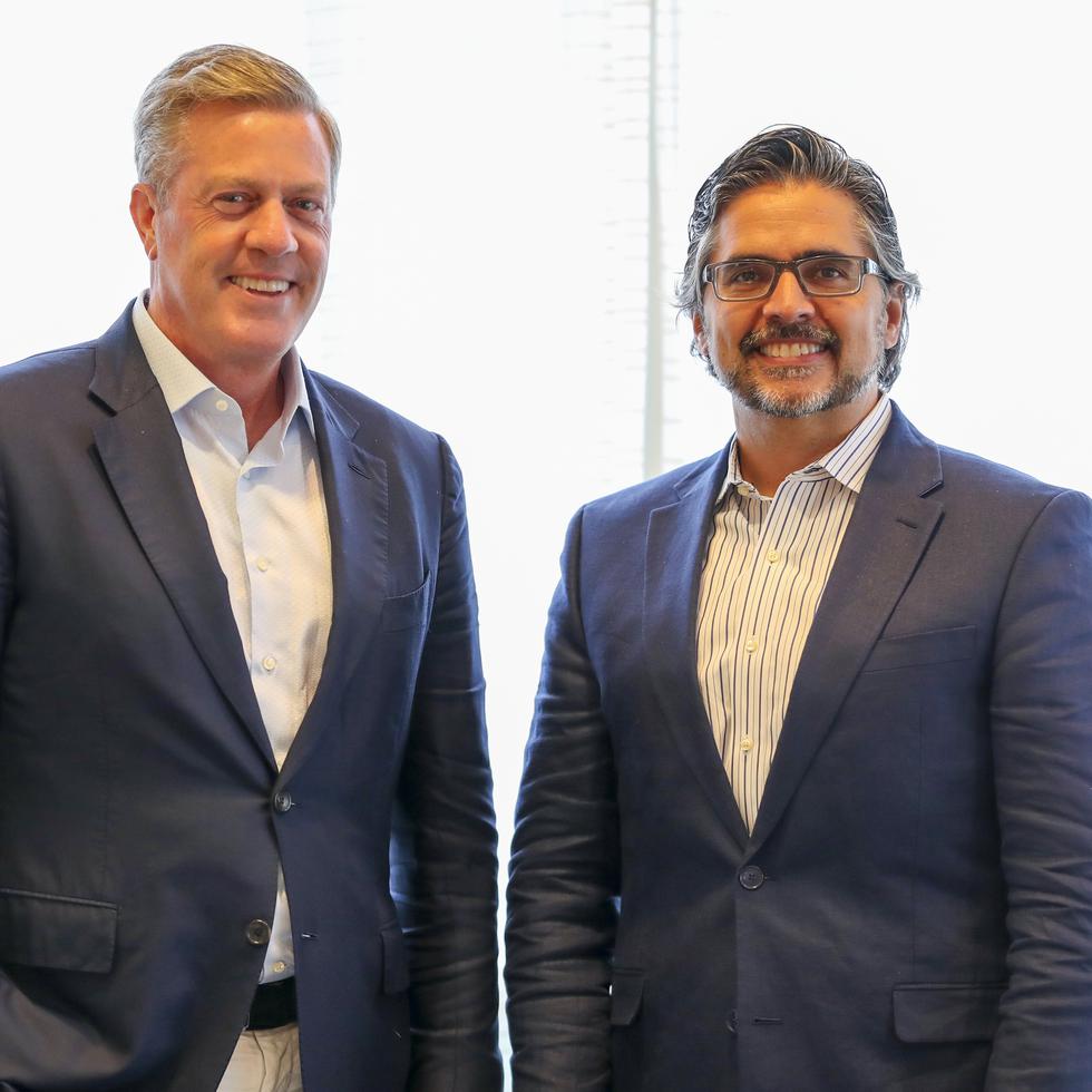 Craig Smith, presidente internacional de Marriott, y  Alex Fiz Vice, vicepresidente regional de mercadeo y ventas, conversaron sobre el futuro de la cadena en Puerto Rico y cómo ven a Puerto Rico como destino.