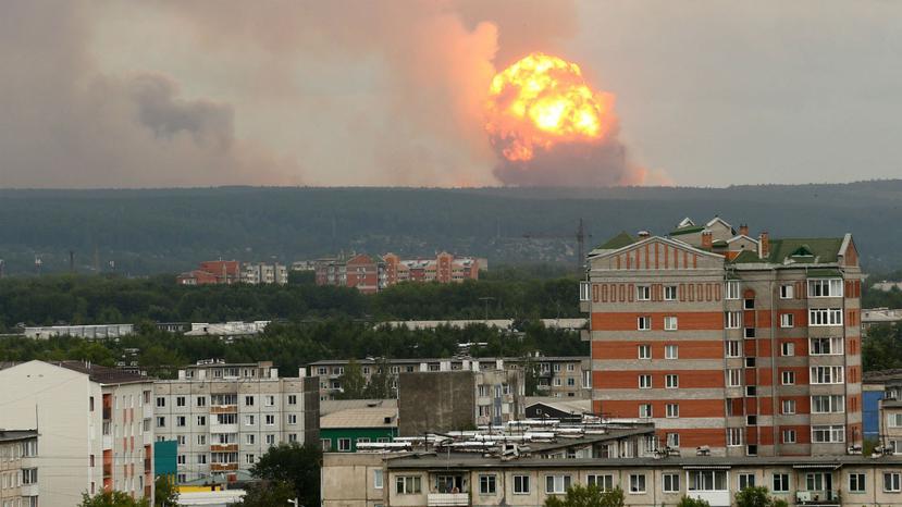 El día del accidente las autoridades de Severodvinsk admitieron un aumento de la radiación en la zona (EFE).