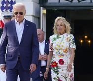 El presidente estadounidense Joe Biden y la primera dama Jill Biden.