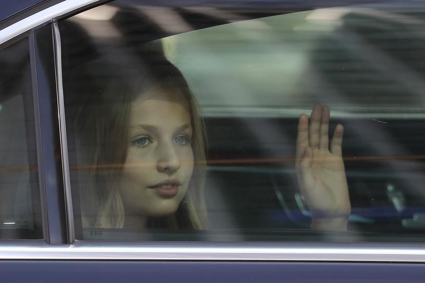 Leonor es la hija mayor del rey Felipe de España y la reina consorte Letizia. (Foto: AP)