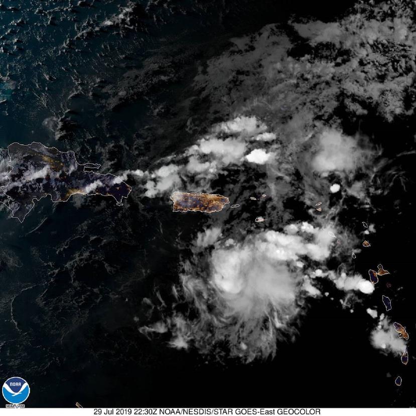 La onda tropical no tiene probabilidad de desarrollo en las próximas 48 horas. (NOAA.com / GOES-16)