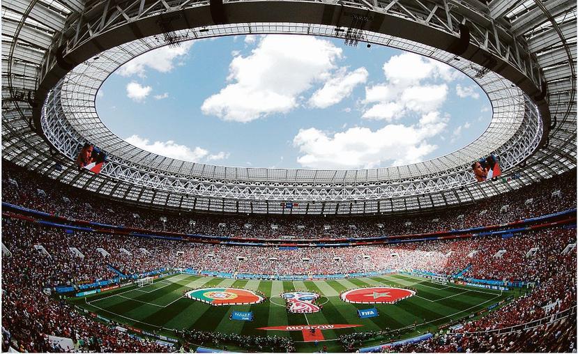 Imagen del Estadio Luzhniki. (AP)