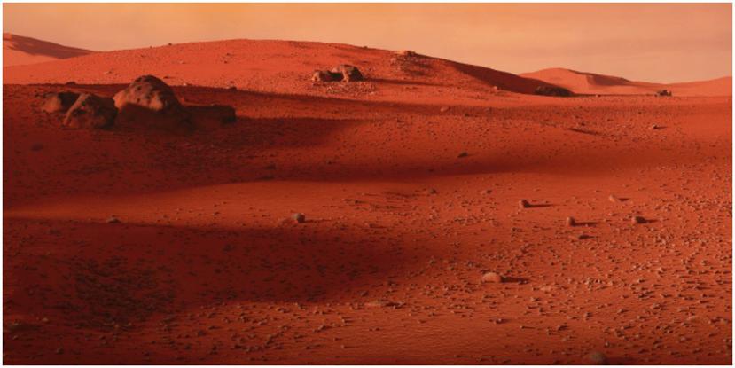 Así se ve el desierto en Marte. (Shutterstock)