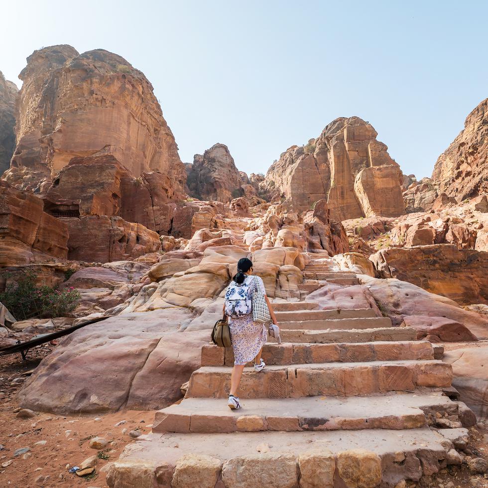 Zona arqueológica de Petra en Jordania. Foto: Lonely Planet.
