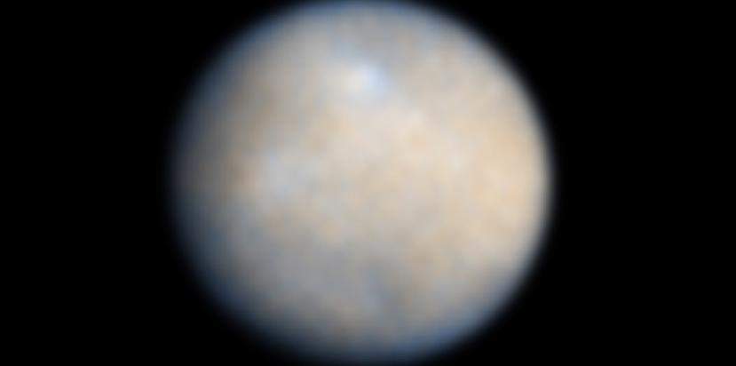 La NASA encontró que el hielo en Ceres está globalmente distribuido por todo el subsuelo, pero aún no puede explicar el vapor de agua captado en ese planeta enano. (NASA)
