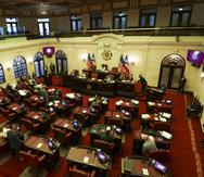 Imagen de archivo de una sesión legislativa en el Senado.