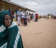 Amina Hageya Basia, una mujer keniana de 71 años, afectada por la sequía. (EFE/ Pablo Moraga)