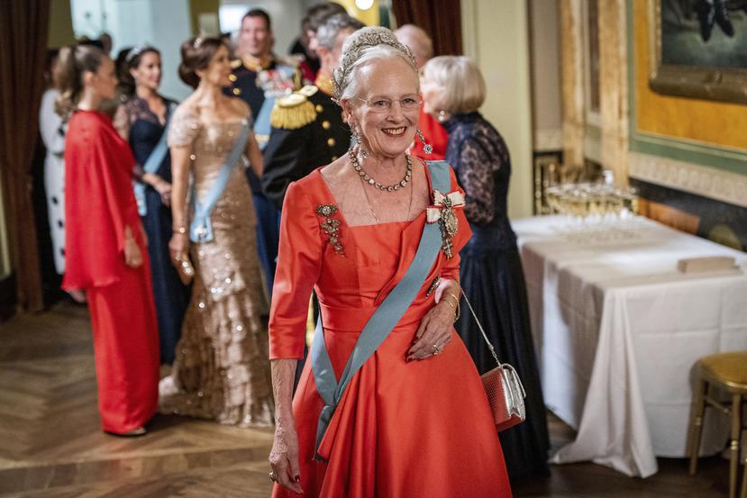 La reina Margrethe II lleva 50 años en trono de Dinamarca.