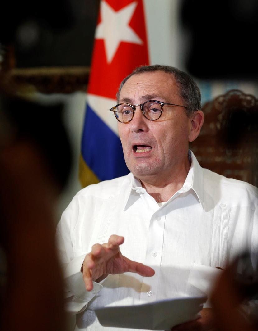 Alberto Navarro, embajador en Cuba de la UE, dijo que en caso de que se aplicara el Título III,  la zona euro se ha dotado de una “legislación antídoto”. (EFE / Ernesto Mastrascusa)