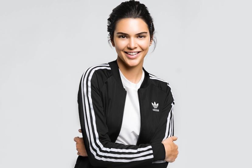 Kendall Jenner da a conocer a través de su cuenta de Instagram que acaba de convertirse en la nueva cara de Adidas
