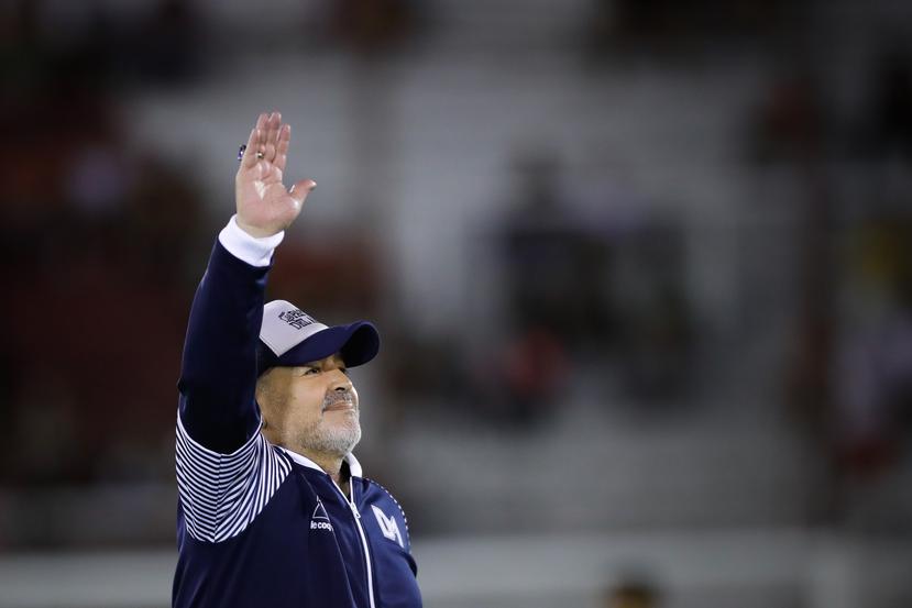 El fallecido exfutbolista argentino Diego Armando Maradona.