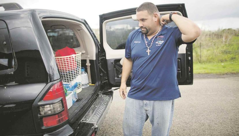 Gabriel González Laza, camionero, perdió su casa y empleo tras el paso de María. Se va a Tampa, Florida, con su familia, el próximo 20 de octubre.