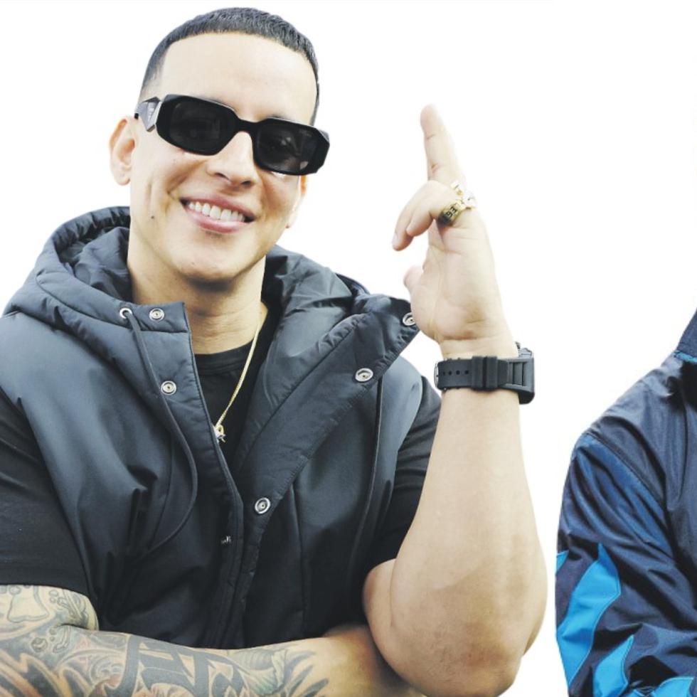 Los cantantes urbanos Daddy Yankee y Myke Towers.