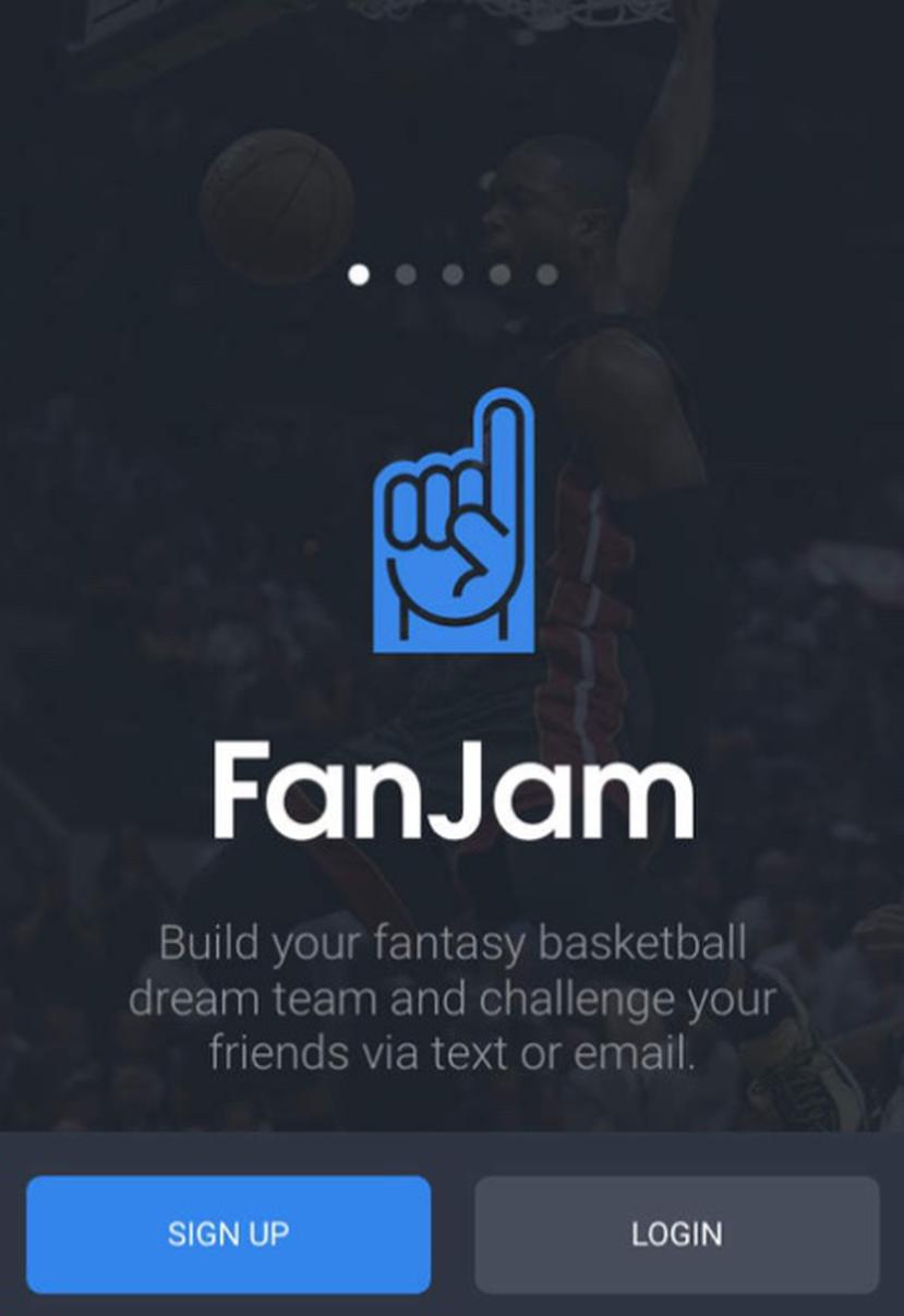 FanJam es una aplicación para móviles basada en el baloncesto de fantasía o  fantasy basketball. (Suministrada)