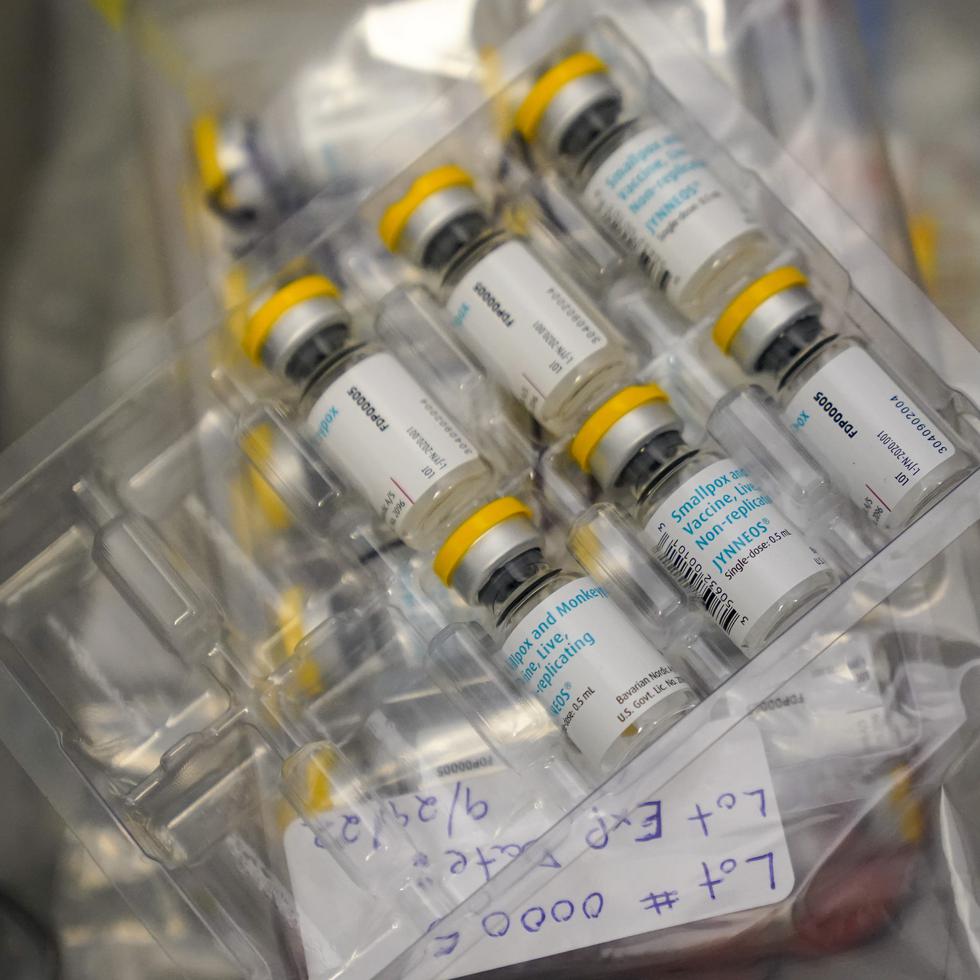 Vacunas contra la viruela símica en una clínica en el Centro de Bienestar OASIS, en Nueva York. (Archivo)