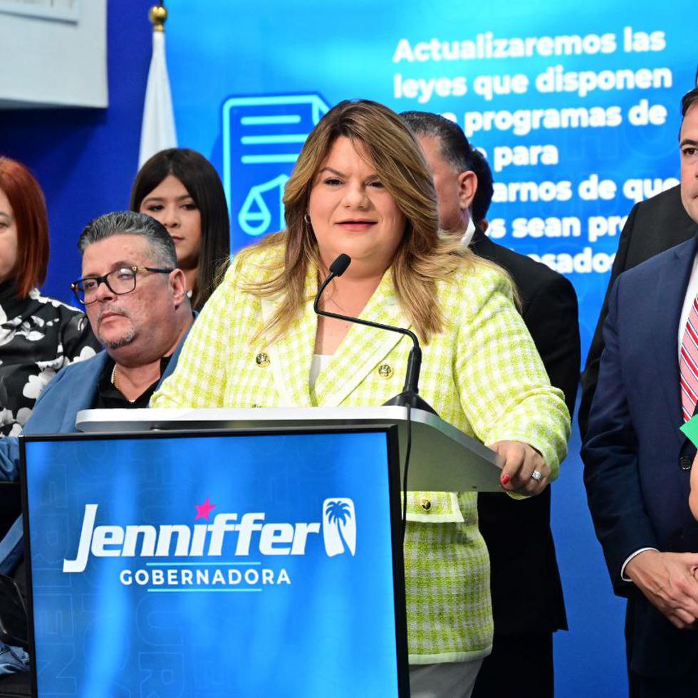 La precandidata a la gobernación del Partido Nuevo Progresista, Jenniffer González, presentó, de cara a las primarias, 15 propuestas dirigidas a mejorar la seguridad pública en Puerto Rico.