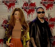 Los cantantes Shakira y Ozuna estrenaron un nuevo y vídeo titulado "Monotonía".