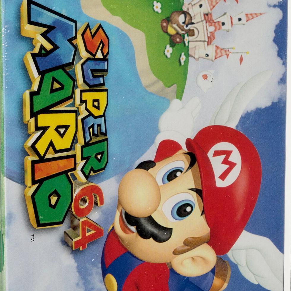 En esta imagen cortesía de Heritage Auctions se muestra una copia sin abrir del juego Super Mario 64 de Nintendo, la cual fue subastada en 1.56 millones de dólares.