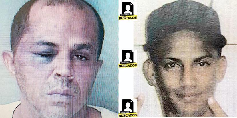En la foto Héctor Negrón Reyes (izquierda) y José Manuel Cruz Reyes (derecha), buscados por la Policía. (Archivo)