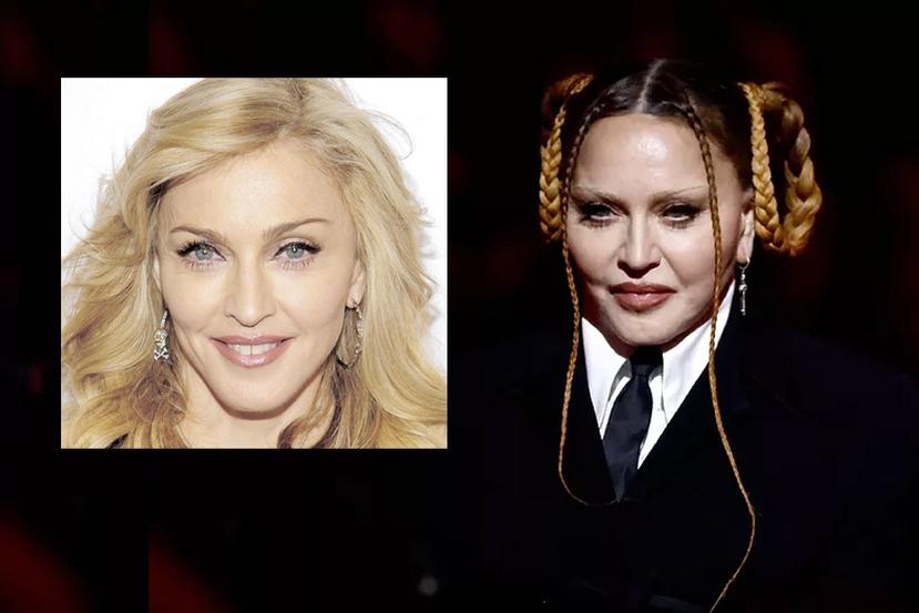 Una  foto de Madonna de hace unos años que contrasta con la imagen de la cantante en los pasados premios Grammy.