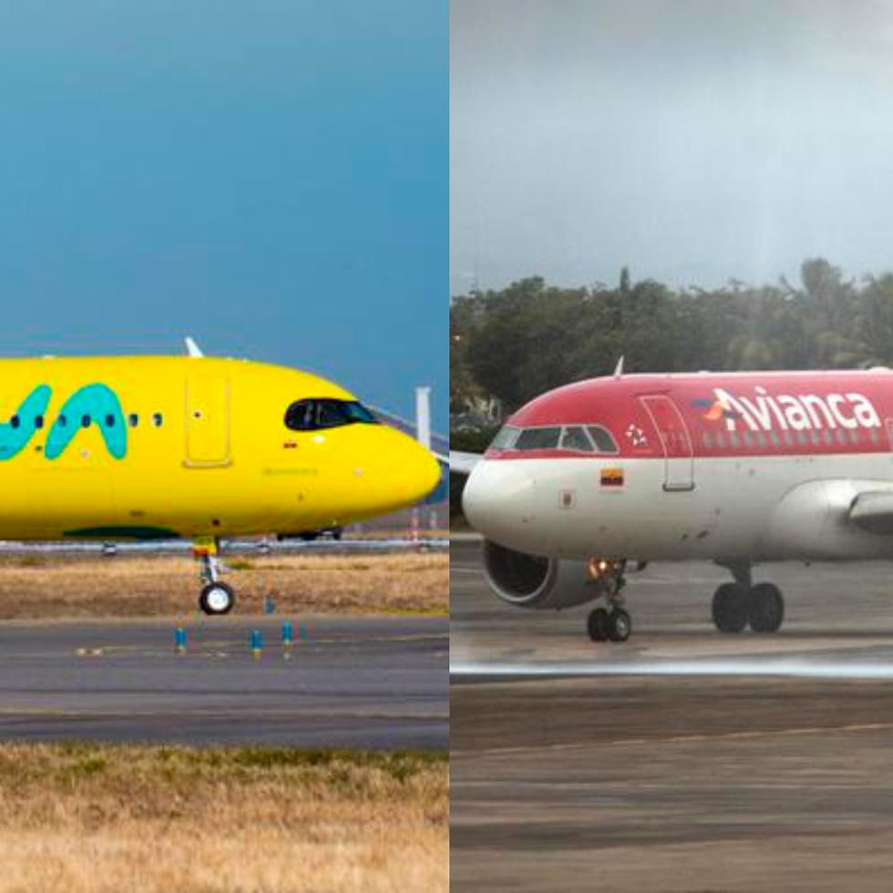 Avianca opera un vuelo entre San Juan y Bogotá con seis frecuencias semanales, mientras que Viva Air recibió aprobación en 2021 para volar a San Juan desde Bogotá y Medellín.