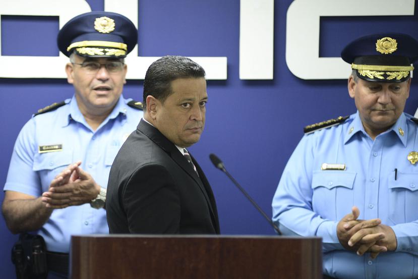 En la foto está Henry Escalera, designado comisionado del Negociado de la Policía. (AP)