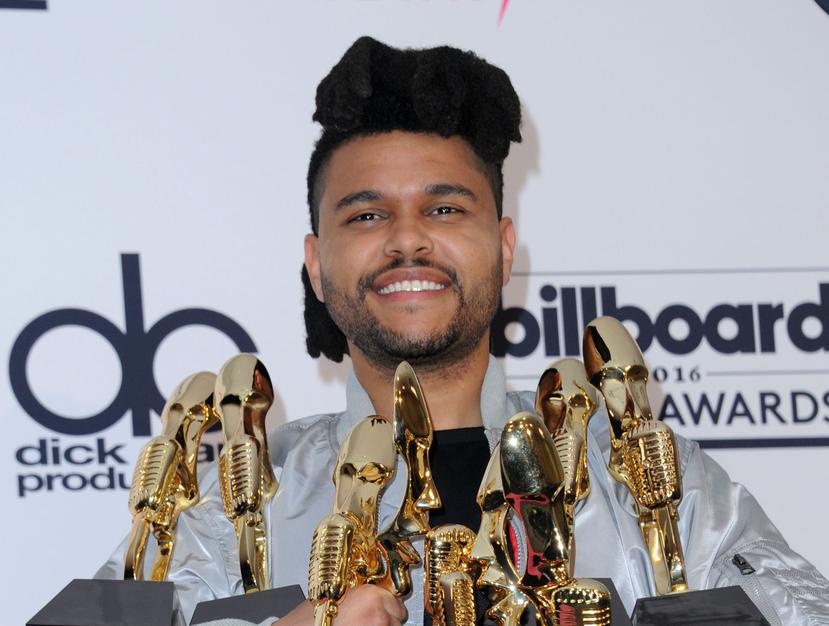 ? The Weeknd compartió fotos de su presentación en Hxouse Live. (AP)