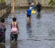 Imágenes de los estragos del paso del huracán Fiona en Villa Santos, Loíza el 20 de septiembre de 2022.