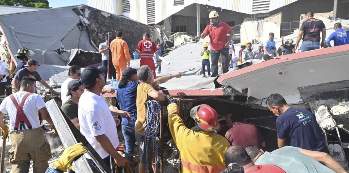  Las autoridades estatales dicen que el derrumbe de la iglesia posiblemente fue causado por una “falla en su estructura”.