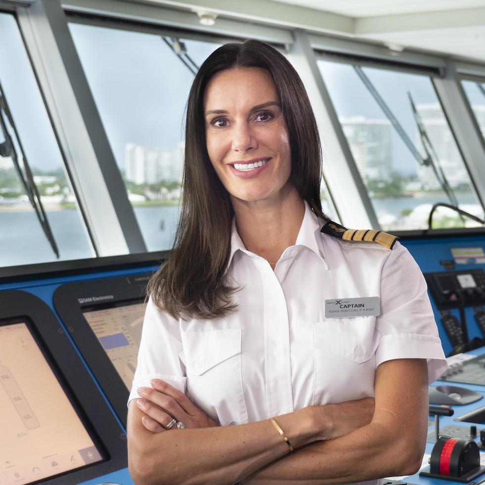 El primer viaje en 2021 desde Estados Unidos fue el de Celebrity Edge al mando de la capitana Kate McCue. (Celebrity Cruises)