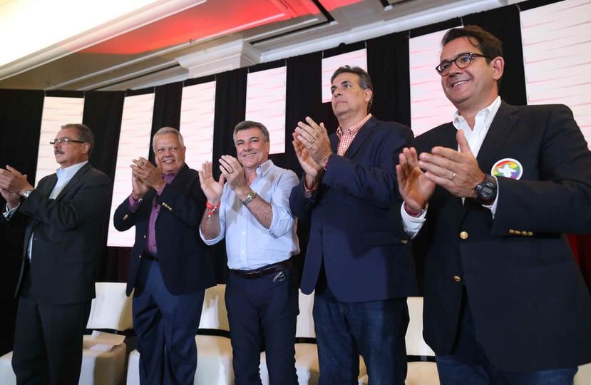 Juan Zaragoza, José Santiago, Carlos Delgado Altieri, Eduardo Bhatia y Roberto Prats.