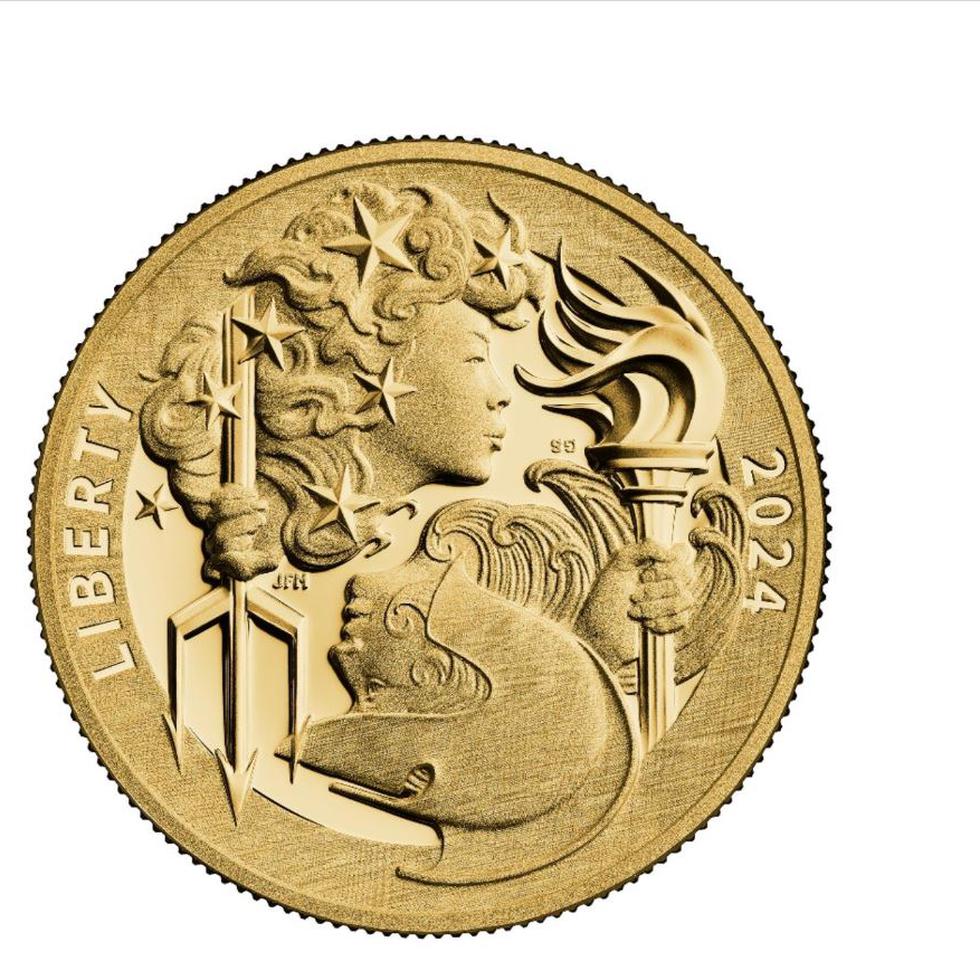 Imagen de la nueva moneda diseñada por las casas de la moneda de Estados Unidos y Reino Unido