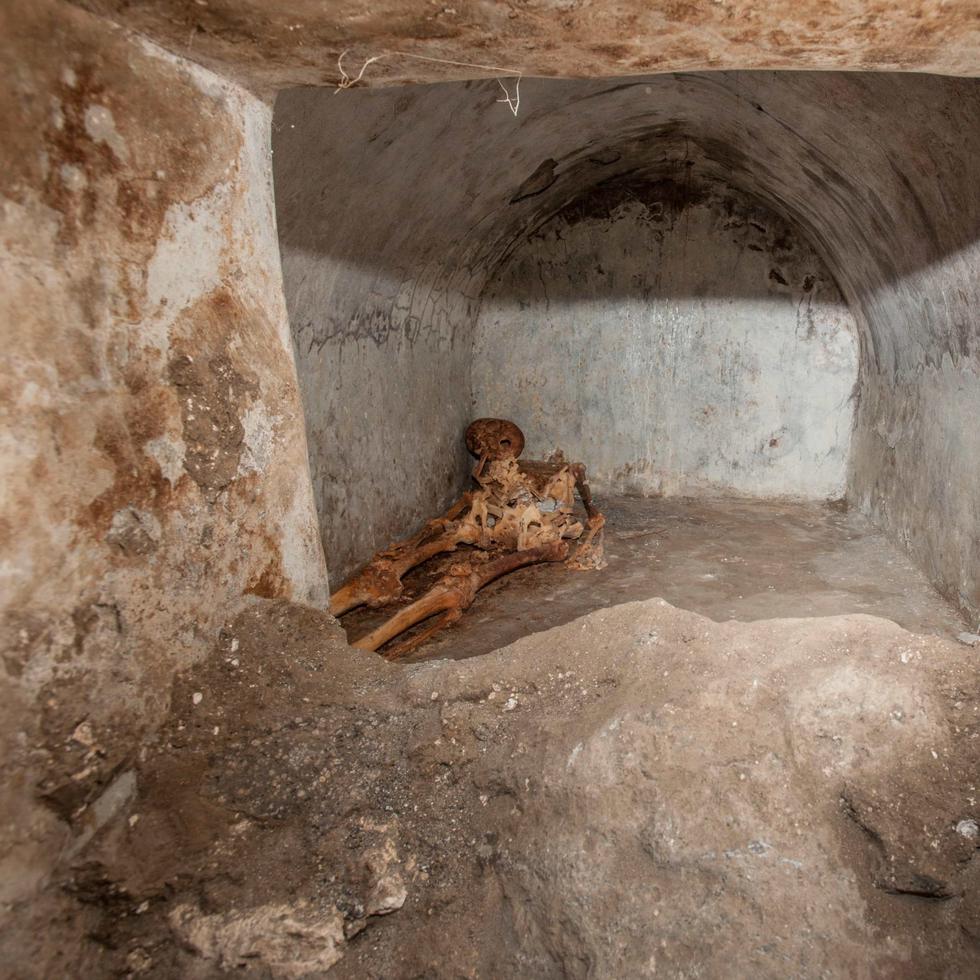 Foto cedida por la Oficina de Prensa del Parque Arqueológico de Pompeya (Italia).