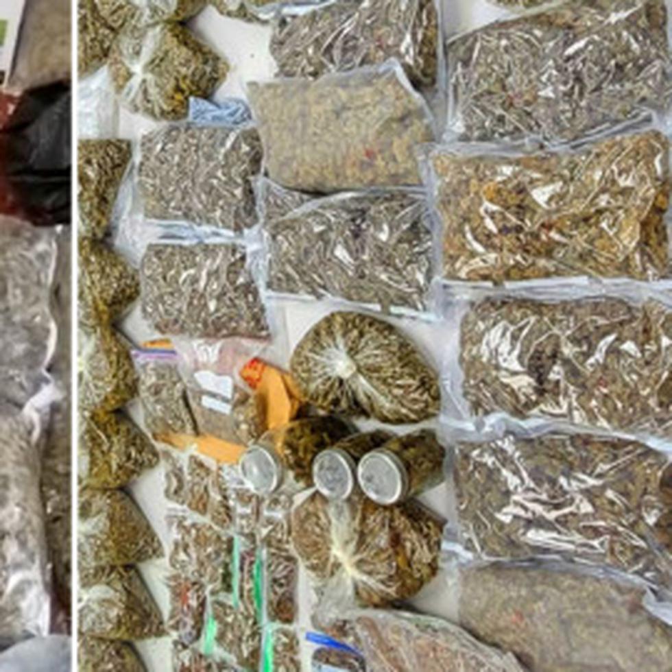 Los agentes ocuparon en las residencias allanadas una "gran cantidad de la sustancia en varios tipos de envases, cocaína y parafernalia".
