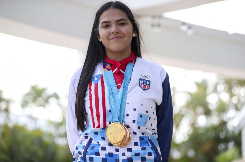 Adriana Díaz ganó cuatro medallas -tres de ellas de oro- en los pasados Juegos Panamericanos de Lima 2019.