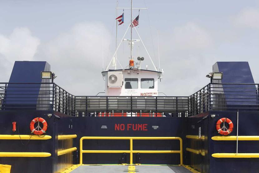 La embarcación Isleño que da servicio de carga para las islas municipio.