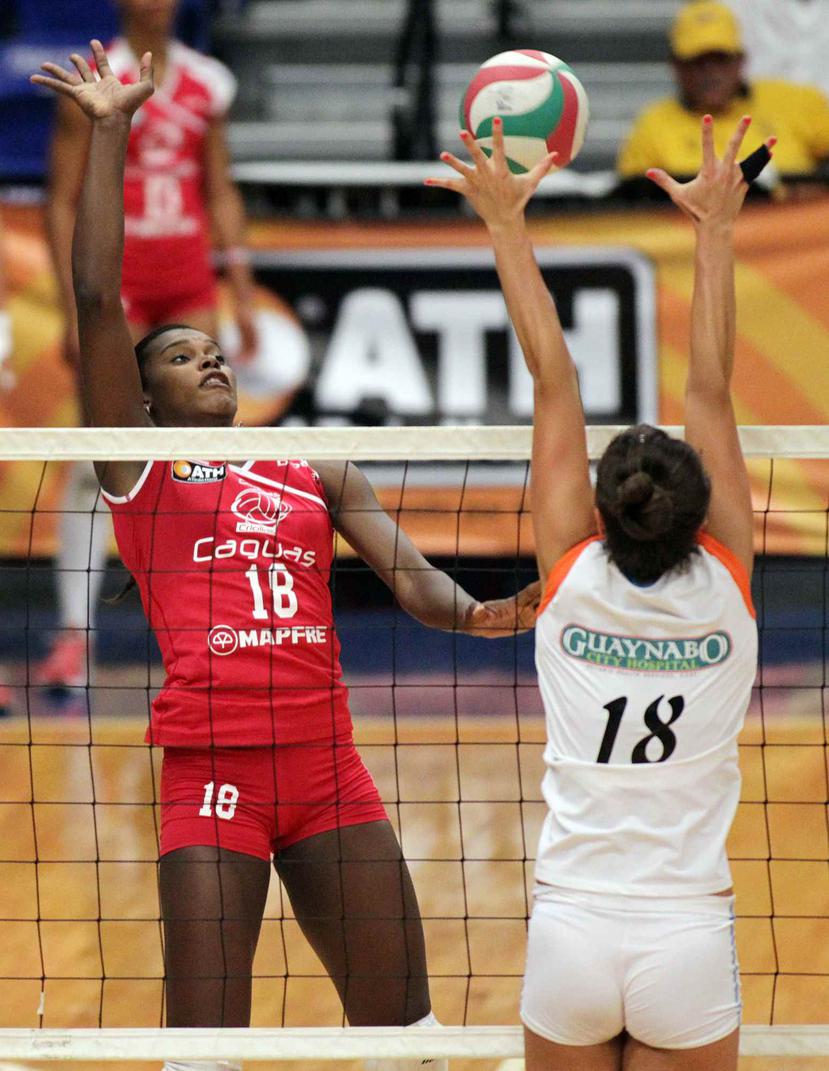 Bethania de la Cruz, integrante de la Selección Nacional de República Dominicana, ha jugado como refuerzo en el Voleibol Superior Femenino. (GFR Media)