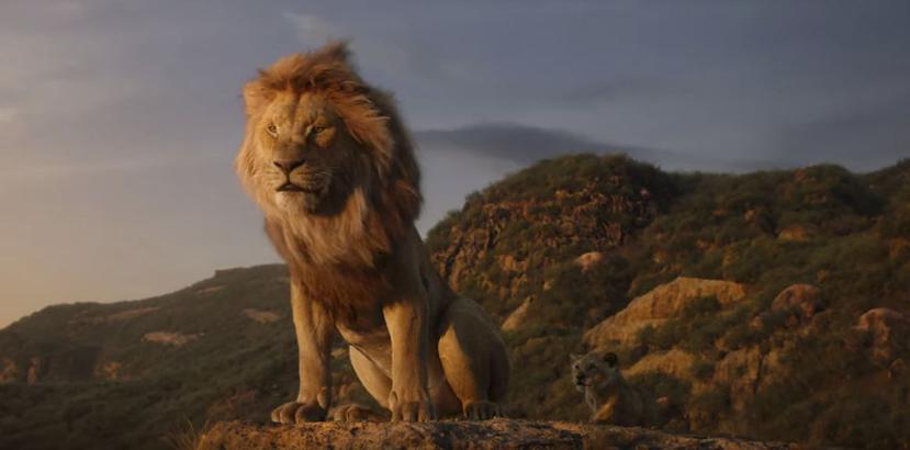 Escena en que Mufasa le enseña su reino africano al pequeño Simba. (Captura / YouTube)