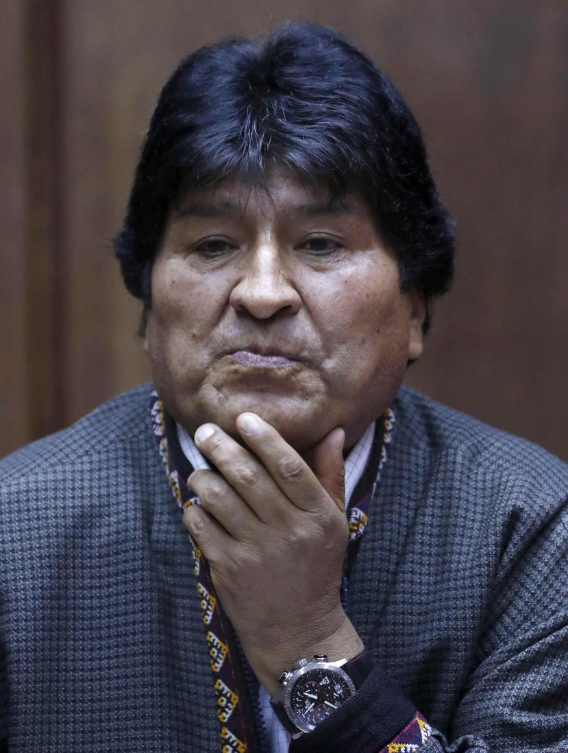 Evo Morales, expresidente de Bolivia. (AP)