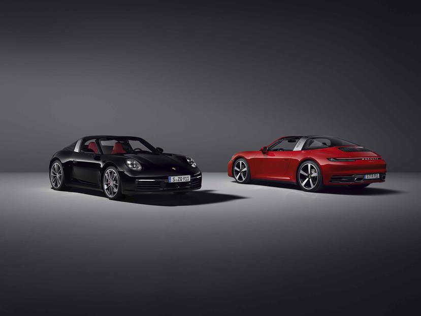 Modelos Porsche 911 Targa 4 y 911 Targa 4S con tracción total. (Suministrada)