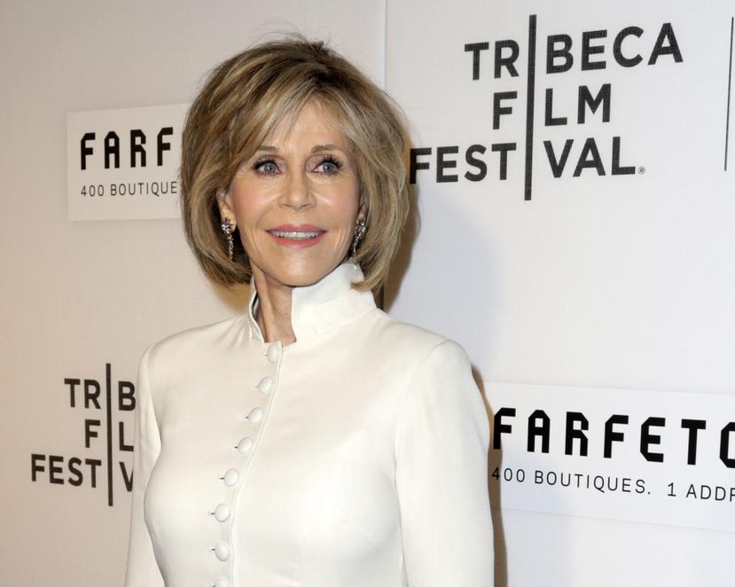 Jane Fonda decidió lanzar la colección luego de la acogida que tuvo entre sus seguidores una foto en el que lucía uno de los "track suits". (Archivo)