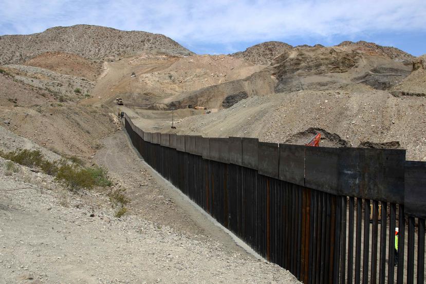 La construcción del muro es una promesa de campaña de Donald Trump. (EFE)
