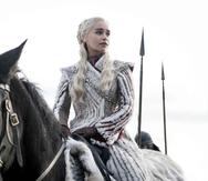 La actriz Emilia Clarke interpretando a Daenerys Targaryen en Game of Thrones. (GFR Media)
