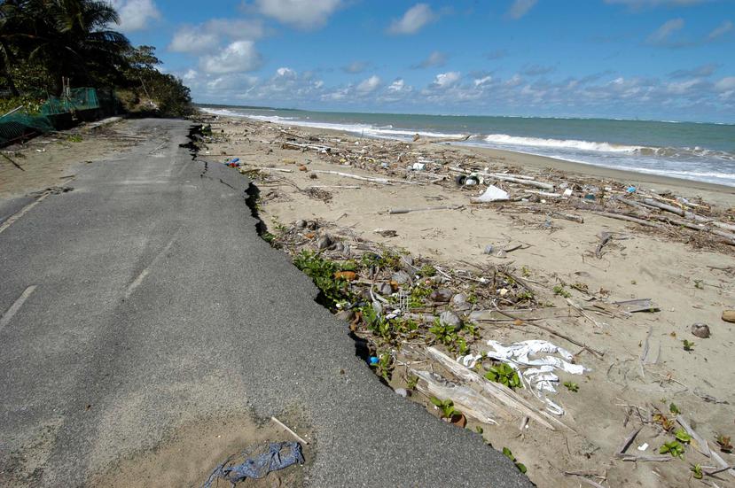 En el texto, Méndez Tejeda analiza los efectos del calentamiento global en el Caribe, como la erosión costera. Arriba, el área de Loíza. (GFR Media)
