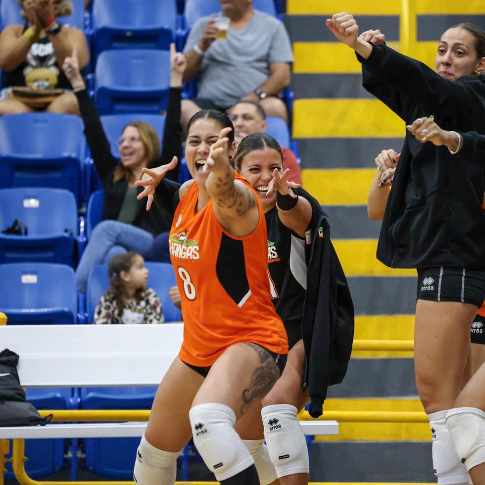 Con la victoria sobre Caguas, las Changas empataron en el cuarto lugar de la tabla de posiciones del Voleibol Superior Femenino.