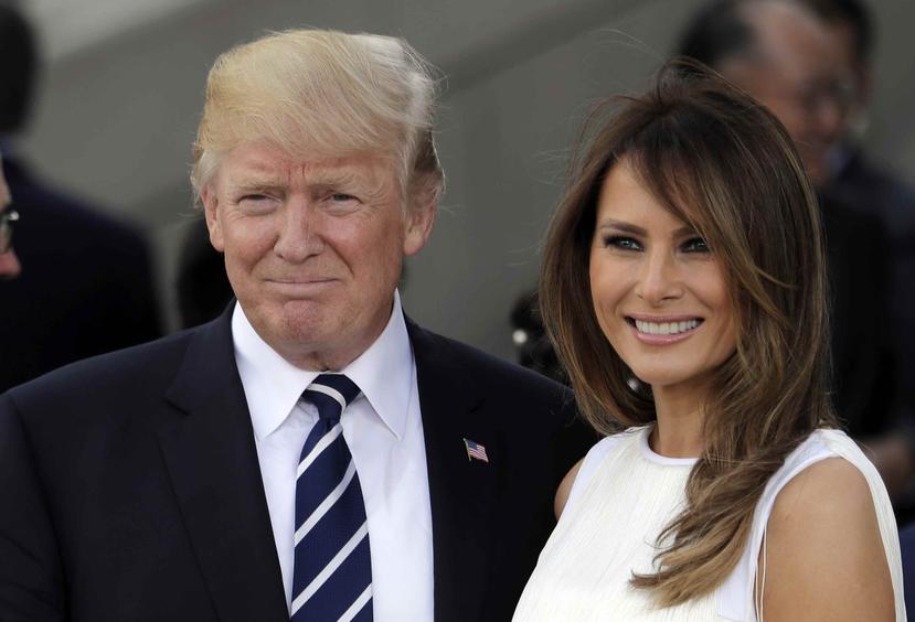 Trump anunció que tanto él como la primera dama, Melania Trump, se abstendrán de asistir. (AP)