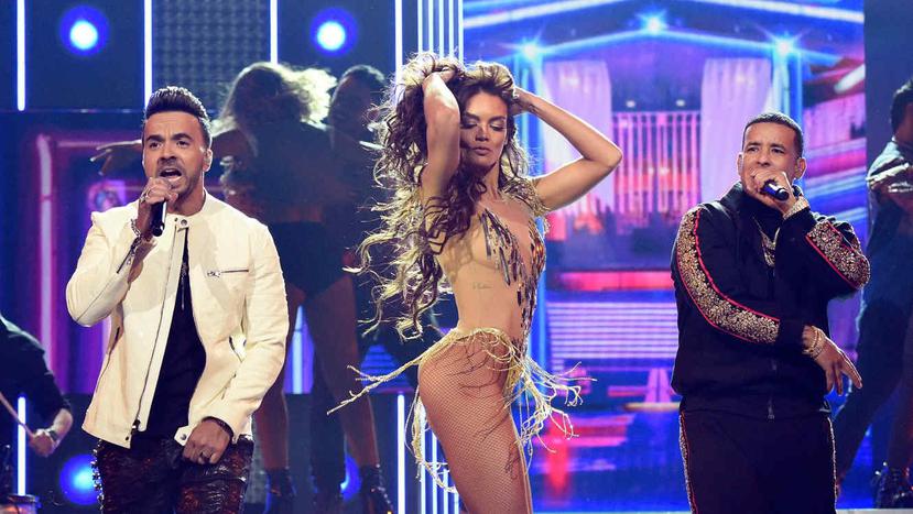 Fonsi, Zuleyka y Daddy Yankee interpretaron "Despacito" en los Grammy 2018. (Archivo)