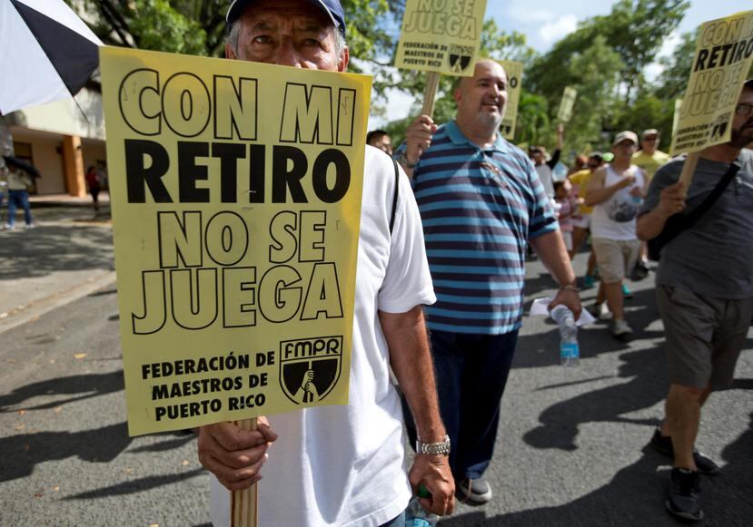 Diferentes sindicatos han mostrado antes su repudio a la reducción en las pensiones de sus jubilados. (Archivo/ GFR Media)