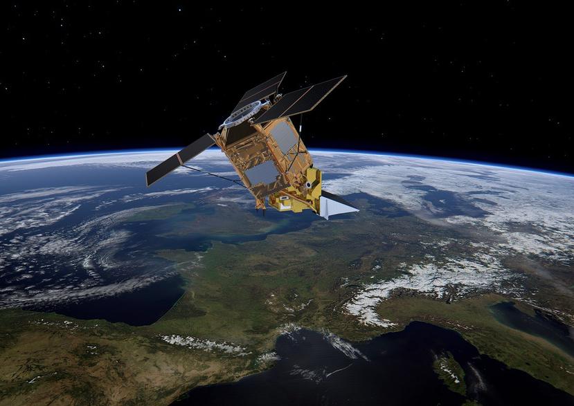 Los satélites sufren impactos que pueden llegar a inhabilitarlos. (Agencia Espacial Europea)